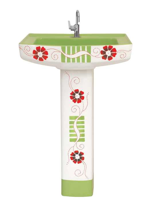 Modern Indian Vitrosa Sink for Hotel Bathroom Sinks and Pedestal Sink Available at Bulk Price