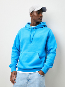 Sudadera con Capucha Personalizada para Hombre, Sudadera de Forro Polar de Color Sólido, Sudadera Informal de Invierno, Cálida, con Capucha, Estilo Urbano, Holgada, de Manga Larga con Bolsillo - Product Image 3
