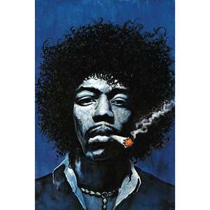 Jimi Hendrix Art <b>Poster</b> Modern Design Joint Concept for Wall Decorative Made of Paper - Product Image 1