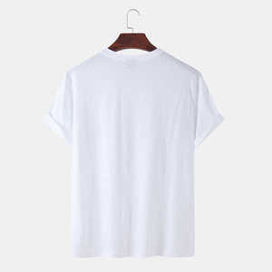 Été 2025 Hommes Nouveaux T-shirts à la mode Hommes de haute qualité Logo personnalisé Tendance T-shirts à manches courtes pour hommes - Product Image 5