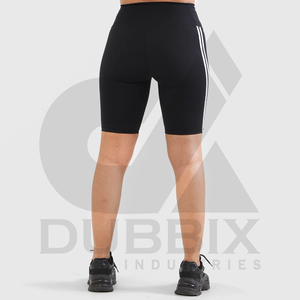 Short de sport pour femmes Short de fitness 100% Polyester Logo personnalisable Autocollant Couleur Motif Design Short pour femmes - Product Image 4