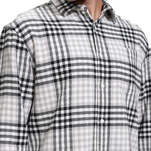 Nueva camisa a cuadros de franela Vintage para hombre, talla grande, corte holgado, manga larga, solapa de moda, estilo informal, algodón tejido para otoño - Product Image 5