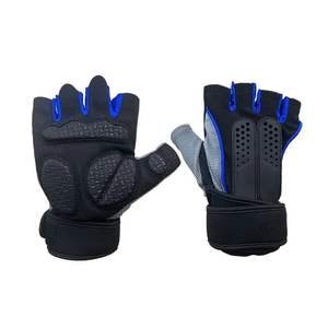 Gants de motard mi-doigts rembourrés en gel de qualité supérieure pour unisexe avec logo personnalisé - Product Image 3