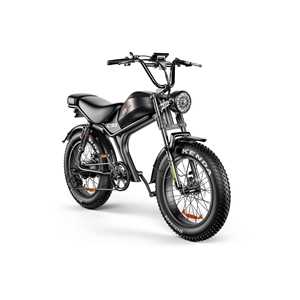Emoko C93-Moteur de moyeu arrière rapide de type cyclomoteur, batterie au lithium avec batterie en acier, autonomie de 60km, 1000w, 7 vitesses, 48V - Product Image 5