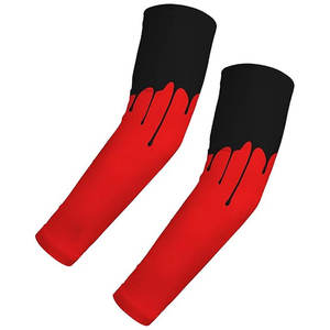 Manchons de bras de cyclisme de compression imprimés personnalisés Offre Spéciale en usine-100% polyester manches de bras de sport unisexe à séchage rapide et respirant - Product Image 5