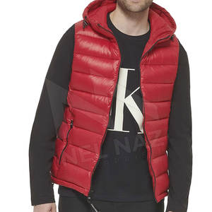 Veste coupe-vent streetwear pour homme, sans manches, imperméable, de haute qualité, prix bas, vente en gros, fabrication en usine, hiver - Product Image 2