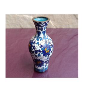 Handmade Shiny Polished Metal Flower <b>Vase</b> Decorative Handcrafted Metal Flower Pots for Weddings & Parties - Product Image 6