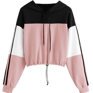 Wholesale Premium Quality Women's Crop <b>Top</b> Hoodies 2025 Light Weight Breathable Comfortable Design Custom Logo Printing <b>Winter</b> - Product Image 5