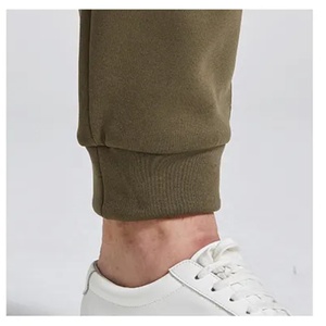 Pantalon de fitness et de jogging personnalisé pantalon de sport à taille élastique pantalon de survêtement léger pantalon de jogging en polaire pour hommes ensemble de 2 pièces - Product Image 4