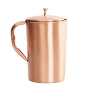 Handmade Copper Water Jug Plain Design High Quality Kitchen Utility Items Multipurpose Use Tableware Bulk Pricing