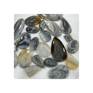 Cabujón de Ágata de Botswana de Alta Calidad Premium, Increíble Gema Natural de Forma Libre para la Fabricación de Joyas - Product Image 6