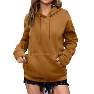 Derniers sweats à capuche oversize pour femmes Sweats à capuche pour femmes à la mode Nouveau style en coton Active Wear Plain Casual Hoodies - Product Image 3