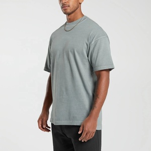 Personnalisé 100% coton hommes T-Shirts surdimensionnés blanc t-shirts manches longues grande taille formel imprimé hauts pour garçons tissu tricoté - Product Image 1