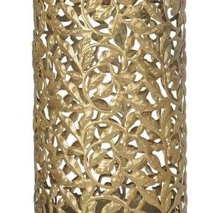 Juego de 3 jarrones de suelo de metal negro con un elegante diseño dorado para decoración del hogar de lujo Centros de mesa y exhibiciones de eventos con estilo - Product Image 3