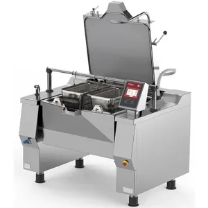 FireX UDBRG048ACV1 Commercial Cooking Equipment 48 Gallon Gas Pressure Tilt Skillet Braising Pan - Product Image 3