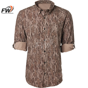 Chemises de pêche personnalisables pour hommes ODM/OEM à manches longues, séchage rapide, pour activités de plein air, randonnée, course, natation, chasse 2026 - Product Image 3