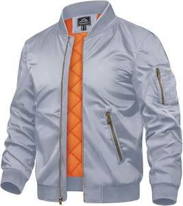 Chaquetas Cortavientos con Forro Acolchado Personalizado para Hombre, Chaquetas Deportivas para Exteriores, Chaqueta Cortavientos Impermeable de Talla Grande para Hombre - Product Image 1