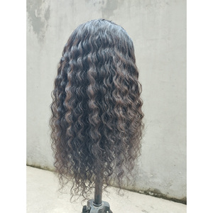 <b>Short</b> Brazilian Deep Curly 13x6 Lace Front <b>Wigs</b> Best Burmese Curly <b>Wig</b> Made From Indian Human Hair Cuticles Aligned Hair <b>Wig</b> - Product Image 6