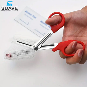 3 Pcs Ciseaux de ménage en acier inoxydable avec bandage de gaze pour usage extérieur Ciseaux de traumatologie par SUAVE SURGICAL INSTRUMENTS - Product Image 4