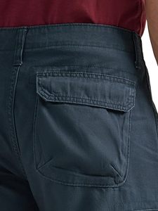 Pantalones cargo de hombre hechos a medida de tendencia Material de algodón suave con diseño elegante de múltiples bolsillos - Product Image 4