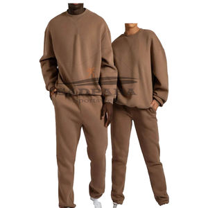 Professionnel de haute qualité respirant 100% coton piste survêtement ensembles vêtements de sport personnalisés coupe régulière survêtement pour hommes personnalisé - Product Image 2