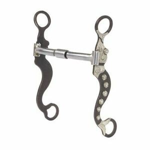 Bits équins à bouche moyenne en fer doux Tack Saddlery Western Bits en acier inoxydable Horse Training Riding - Product Image 4
