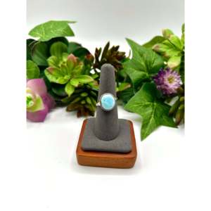 Navajo-<b>Crafted</b> Golden Hill & Sterling Silver Ring Cultural Collectible Jewelry in Size 8.25 - Product Image 2