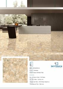 Azulejos de baño vitrificados de color gris claro del proveedor al por mayor Azulejos de porcelana pulida Acabado brillante para villas Ladrillo refractario - Product Image 6