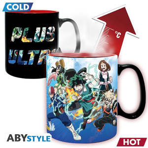 Set de Tazas con Efecto Térmico de My Hero Academia, Diseño de Dibujos Animados para Cafeterías, Regalos para el Día del Padre, Cuchara, Aislamiento para Bebidas Calientes/Frías - Product Image 2