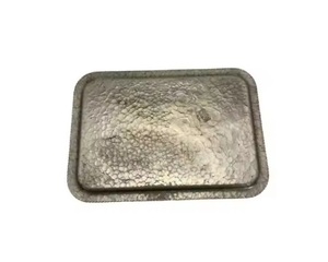 Plat de service BBQ pour enfant personnalisable de haute qualité Plaque ronde en acier inoxydable de style rétro Prix compétitif - Product Image 1