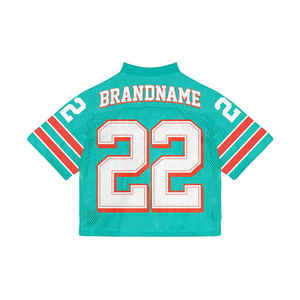 T-shirt surdimensionné pour hommes Maillot en maille Maillot de football américain Mode personnalisée Uniforme de football américain Vente en gros - Product Image 4