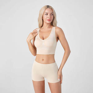 Soutien-gorge de sport pour femme avec dentelle Taille riche Bralette à enfiler sans fil personnalisée pour un confort ultime Soutien-gorge de sport respirant Pakistan - Product Image 4