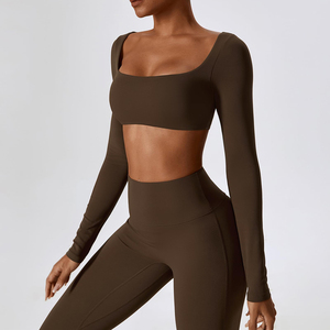 Ropa deportiva de entrenamiento de gimnasio para mujer, conjuntos de Yoga para mujer, conjuntos de Yoga de estilo de vida activo, ropa deportiva para mujer, conjuntos de entrenamiento para gimnasio - Product Image 4