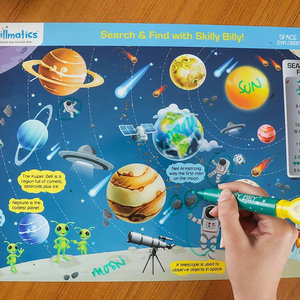 Skillmatics Space Explorers Kit educativo per bambini divertenti attività di scrittura e pulizia per insegnare lo spazio - Product Image 5