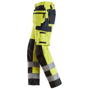 Men's & Women's <b>Slim</b> Fit Traffic Safety Sweatpants Multi-Pockets <b>Work</b> Wear Pants Flat Front Washed Anti-Resistant <b>Trousers</b> - Product Image 2