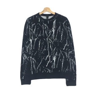 Custom Acid Wash Pullover Sudaderas Street Style Manga larga Cuello redondo Moda de invierno Liso teñido - Product Image 1