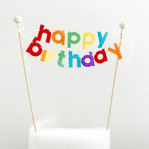 JUXINDA Vente <span class=keywords><strong>en</strong></span> gros disponible Décorations de gâteaux les plus vendues : Décorations de gâteaux d'<span class=keywords><strong>anniversaire</strong></span> sur le thème de l'<span class=keywords><strong>arc</strong></span>-<span class=keywords><strong>en</strong></span>-<span class=keywords><strong>ciel</strong></span> Joyeux <span class=keywords><strong>anniversaire</strong></span> - Product Image 2