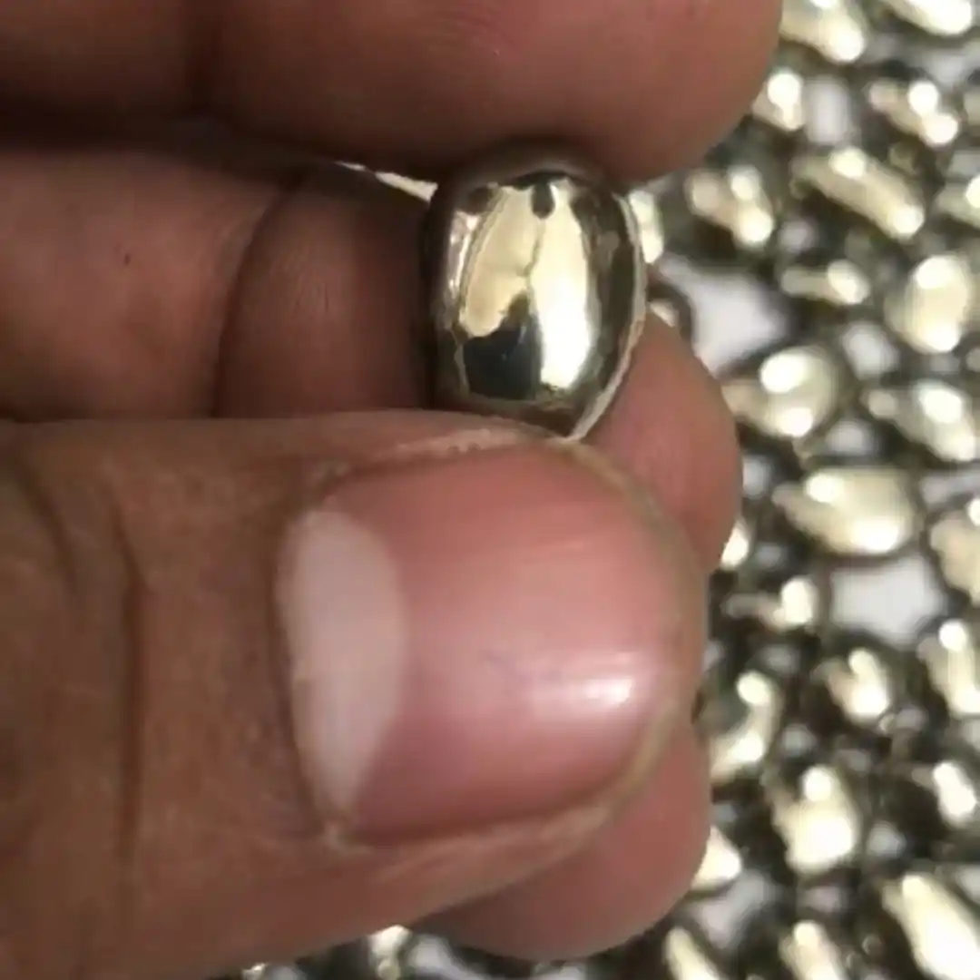Kualitas Terbaik batu permata pirit alami batu permata longgar Cabochon untuk pembuatan perhiasan dari India