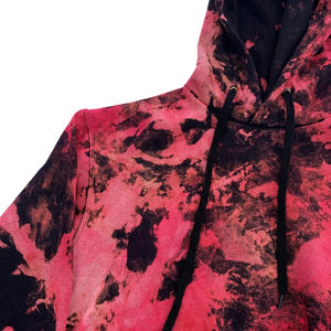 Sweat-shirts à capuche en polaire polyester/coton à coupe classique, faible MOQ, séchage rapide, épaules tombantes, tie-dye, respirant, logo, pour homme, saison hivernale - Product Image 2