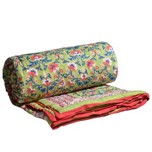 Indian Cotton Vintage Patchwork Bohemian Throw Blanket <b>Bedspread</b> Kantha <b>Quilt</b> Bedding Bed Cover Gudri - Product Image 2