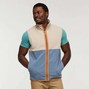 Gilet en molleton de nylon pratique et à la mode pour hommes entraînements d'hiver randonnée tenues décontractées gilet en tissu chaud - Product Image 1