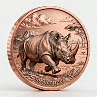 Koin Tembaga Murni 999 Ukuran 1 oz 5 oz 10 oz dengan Relief Tinggi, Pola Burung 3D, Cetak UV, Koleksi, Hadiah Kenang-kenangan