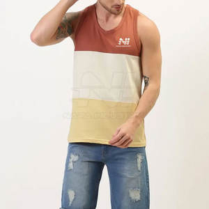 Camiseta sin Mangas para Hombre de Primera Calidad, Tejida, Transpirable, Informal, Holgada, para Gimnasio y Fitness - Product Image 4