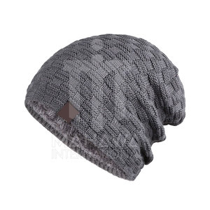 Best Quality Jacquard Unisex Adjustable Cotton/<b>Wool</b> <b>Beanies</b> Hats with Custom Logo Durable Material & Customized Options - Product Image 1