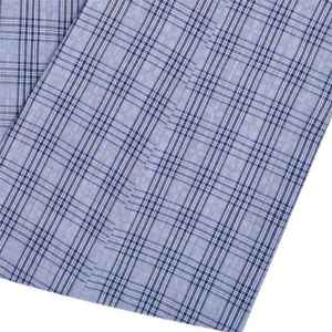 <b>Black</b> Check Cross Pocket Woven <b>Pajama</b> Regular Fit Lounge Pants Soft Cotton-Poly Blend, Drawstring & Pockets Cozy Sleepwear - Product Image 6