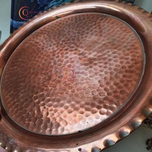 ถาดเซรามิกทรงกลมสลักลายต้นไม้ใช้กับเครื่องล้างจานปลอดภัยและเป็นมิตรกับสิ่งแวดล้อมดีไซน์ทำด้วยมือ - Product Image 4