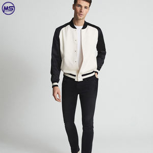 Nueva llegada 2025 al por mayor precio barato logotipo personalizado impresión nuevo diseño alta calidad hombres chaqueta de satén - Product Image 3