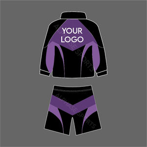 ชุดกันลมผ้าไนลอนระบายอากาศสำหรับผู้ชายชุดสตรีทรูดซิปแบบเต็มชุดสั้นพิมพ์ลายตามสั่ง2026 - Product Image 4