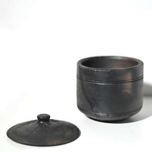 Handmade Stylish Terracotta <b>200ml</b> Candle Jar Modern Design Sustainable Storage <b>Bottle</b> Kitchen Cover Conditiments Food Spice - Product Image 6