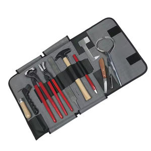 Premium Quality Stainless Steel Hand Operated Horse Farrier Tools Kit 8-Piece Equine Hoof Grooming <b>Horseshoe</b> Care Veterinary - Product Image 3